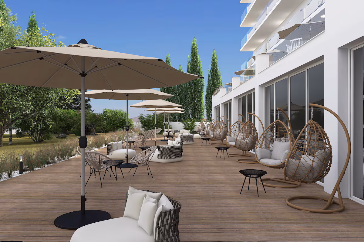 Tiara Holidays - Paradise Resort Evia - lounge patio